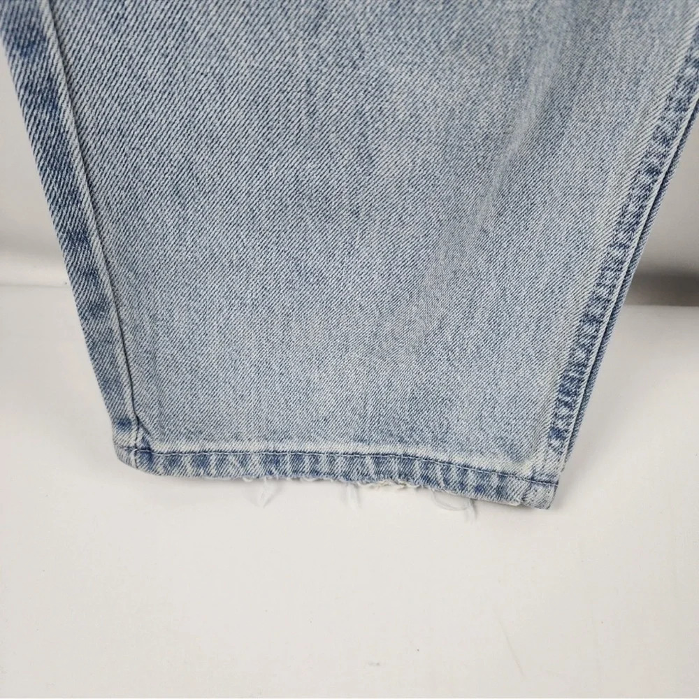 Levi's Silvertab Torn Distressed Mens Loose Fit 100% Cotton Light Blue Jeans Y2K - Picture 10 of 13